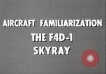 Image of Douglas F4D-1 Skyray United States USA, 1956, second 16 stock footage video 65675064302