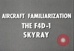 Image of Douglas F4D-1 Skyray United States USA, 1956, second 17 stock footage video 65675064302