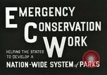 Image of CCC work on National Parks during depression United States USA, 1939, second 3 stock footage video 65675064309