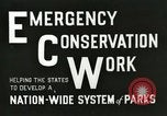 Image of CCC work on National Parks during depression United States USA, 1939, second 4 stock footage video 65675064309