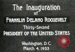 Image of Franklin Delano Roosevelt inauguration 1933 Washington DC USA, 1933, second 5 stock footage video 65675064318