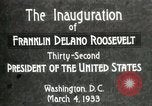 Image of Franklin Delano Roosevelt inauguration 1933 Washington DC USA, 1933, second 8 stock footage video 65675064318