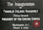 Image of Franklin Delano Roosevelt inauguration 1933 Washington DC USA, 1933, second 11 stock footage video 65675064318