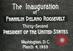 Image of Franklin Delano Roosevelt inauguration 1933 Washington DC USA, 1933, second 13 stock footage video 65675064318