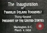 Image of Franklin Delano Roosevelt inauguration 1933 Washington DC USA, 1933, second 14 stock footage video 65675064318