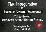 Image of Franklin Delano Roosevelt inauguration 1933 Washington DC USA, 1933, second 18 stock footage video 65675064318
