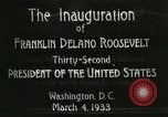 Image of Franklin Delano Roosevelt inauguration 1933 Washington DC USA, 1933, second 19 stock footage video 65675064318