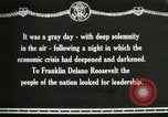 Image of Franklin Delano Roosevelt inauguration 1933 Washington DC USA, 1933, second 22 stock footage video 65675064318