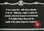 Image of Franklin Delano Roosevelt inauguration 1933 Washington DC USA, 1933, second 24 stock footage video 65675064318