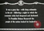 Image of Franklin Delano Roosevelt inauguration 1933 Washington DC USA, 1933, second 28 stock footage video 65675064318