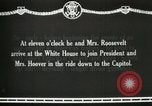 Image of Franklin Delano Roosevelt inauguration 1933 Washington DC USA, 1933, second 60 stock footage video 65675064318