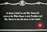 Image of Franklin Delano Roosevelt inauguration 1933 Washington DC USA, 1933, second 62 stock footage video 65675064318