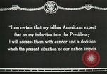 Image of Franklin Delano Roosevelt Washington DC USA, 1933, second 42 stock footage video 65675064319