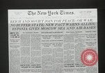 Image of Molotov-Ribbentrop Pact Poland, 1940, second 34 stock footage video 65675064330