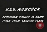 Image USS Hancock théâtre du Pacifique, 1945, de la seconde 14 séquences d'archives historiques vidéo 65675064396