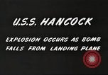 Image USS Hancock théâtre du Pacifique, 1945, de la seconde 16 séquences d'archives historiques vidéo 65675064396