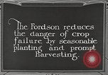 Image of Fordson tractors United States USA, 1924, second 55 stock footage video 65675064405