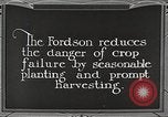 Image of Fordson tractors United States USA, 1924, second 56 stock footage video 65675064405