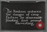 Image of Fordson tractors United States USA, 1924, second 59 stock footage video 65675064405