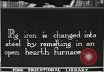 Image of iron and steel factory United States USA, 1922, second 1 stock footage video 65675064415
