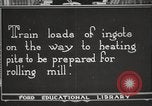 Image of iron and steel factory United States USA, 1922, second 3 stock footage video 65675064416