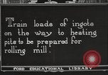 Image of iron and steel factory United States USA, 1922, second 5 stock footage video 65675064416