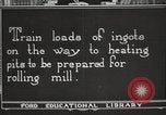 Image of iron and steel factory United States USA, 1922, second 9 stock footage video 65675064416