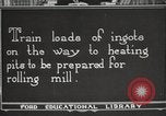 Image of iron and steel factory United States USA, 1922, second 11 stock footage video 65675064416