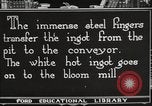 Image of iron and steel factory United States USA, 1922, second 45 stock footage video 65675064416