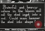 Image of iron and steel factory United States USA, 1922, second 4 stock footage video 65675064417