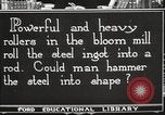 Image of iron and steel factory United States USA, 1922, second 5 stock footage video 65675064417
