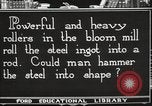 Image of iron and steel factory United States USA, 1922, second 7 stock footage video 65675064417