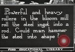 Image of iron and steel factory United States USA, 1922, second 8 stock footage video 65675064417