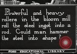 Image of iron and steel factory United States USA, 1922, second 11 stock footage video 65675064417