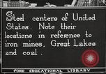 Image of steel factory United States USA, 1922, second 4 stock footage video 65675064418