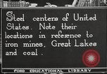 Image of steel factory United States USA, 1922, second 5 stock footage video 65675064418