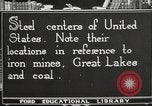 Image of steel factory United States USA, 1922, second 7 stock footage video 65675064418