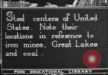 Image of steel factory United States USA, 1922, second 10 stock footage video 65675064418