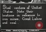 Image of steel factory United States USA, 1922, second 12 stock footage video 65675064418