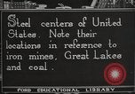 Image of steel factory United States USA, 1922, second 13 stock footage video 65675064418