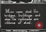 Standbild Eisen und Stahl United States USA, 1922, aus Sekunde 3 historischem Filmmaterial Videoclip 65675064419