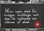 Standbild Eisen und Stahl United States USA, 1922, aus Sekunde 5 historischem Filmmaterial Videoclip 65675064419
