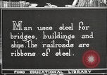Standbild Eisen und Stahl United States USA, 1922, aus Sekunde 6 historischem Filmmaterial Videoclip 65675064419
