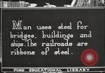 Standbild Eisen und Stahl United States USA, 1922, aus Sekunde 9 historischem Filmmaterial Videoclip 65675064419