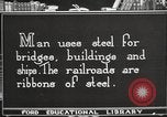 Standbild Eisen und Stahl United States USA, 1922, aus Sekunde 11 historischem Filmmaterial Videoclip 65675064419