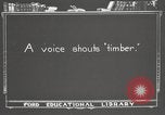 Standbild Holzindustrie United States USA, 1920, aus Sekunde 5 historischem Filmmaterial Videoclip 65675064422