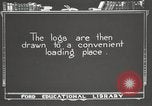 Standbild Holzindustrie United States USA, 1920, aus Sekunde 17 historischem Filmmaterial Videoclip 65675064422