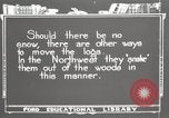 Standbild Holzindustrie United States USA, 1920, aus Sekunde 3 historischem Filmmaterial Videoclip 65675064423
