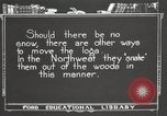 Standbild Holzindustrie United States USA, 1920, aus Sekunde 10 historischem Filmmaterial Videoclip 65675064423