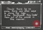 Standbild Holzindustrie United States USA, 1920, aus Sekunde 11 historischem Filmmaterial Videoclip 65675064423